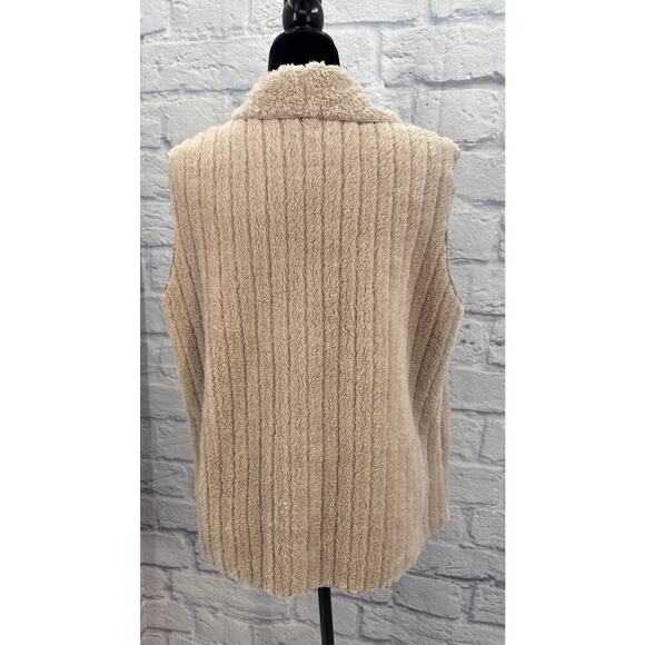 Casual Sleeveless Vest Tan One Size - Picture 3 of 5